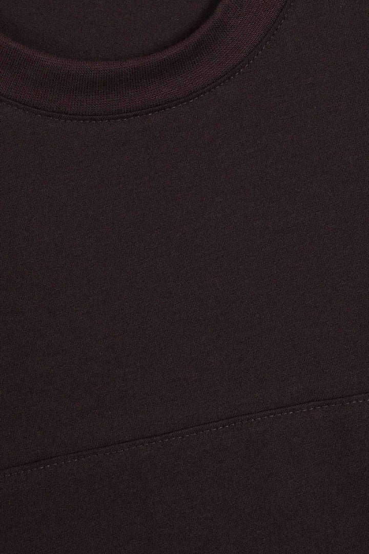 Maroon Plain T-Shirt