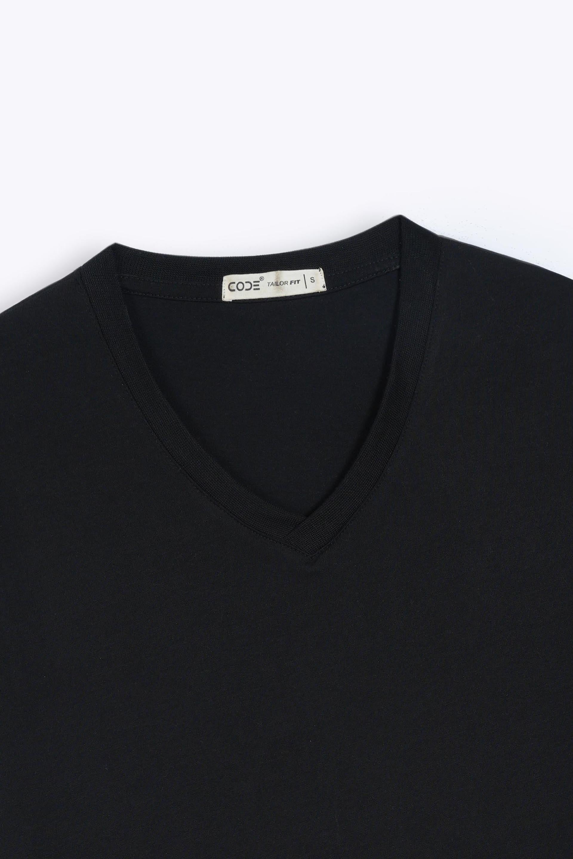 Black Plain T-Shirt