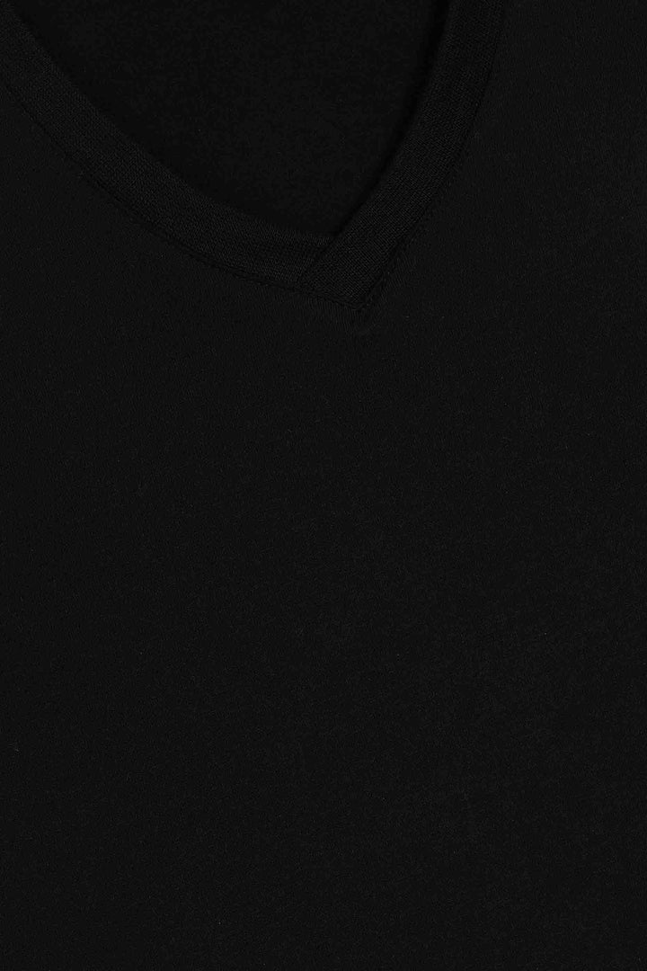 Black Plain T-Shirt