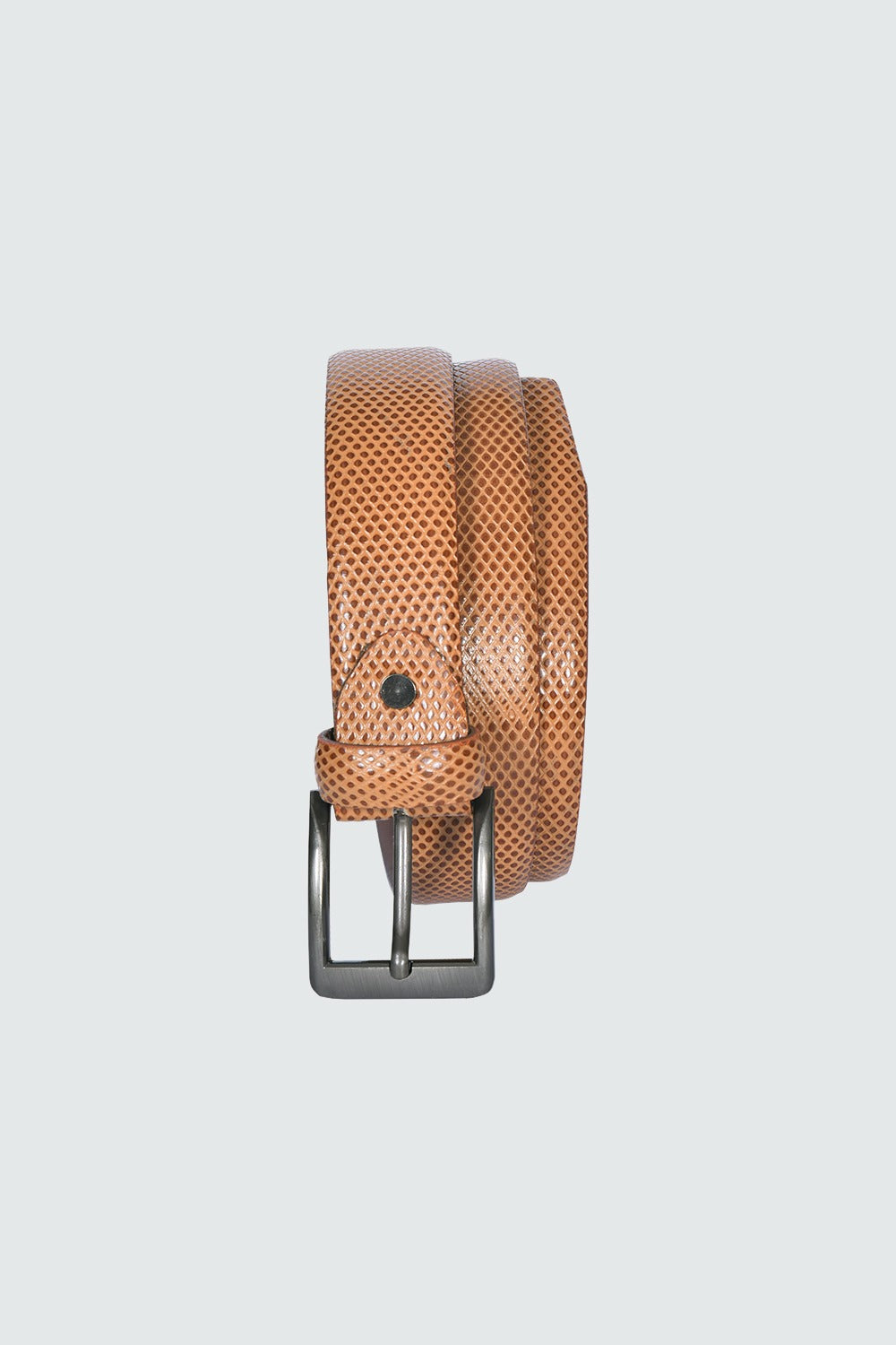 Brown Textured Belt