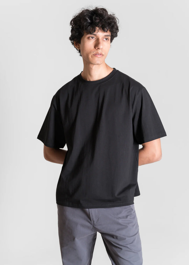 Heavy Box-Fit T-Shirt Pack of 2 - Black & Green
