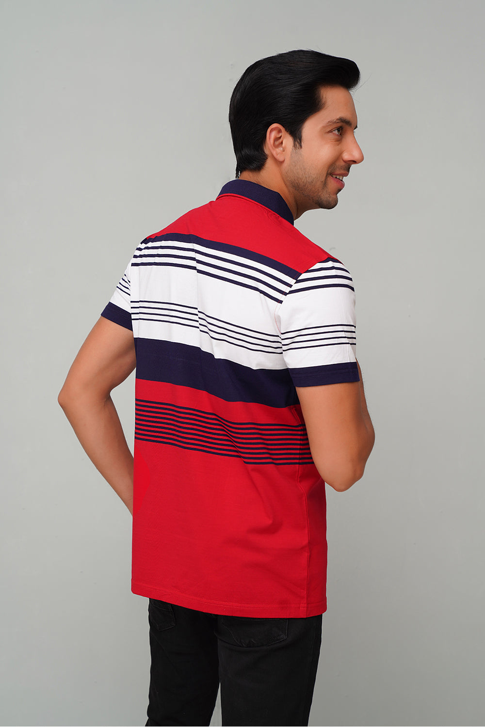 Multi Stripe Polo Shirt