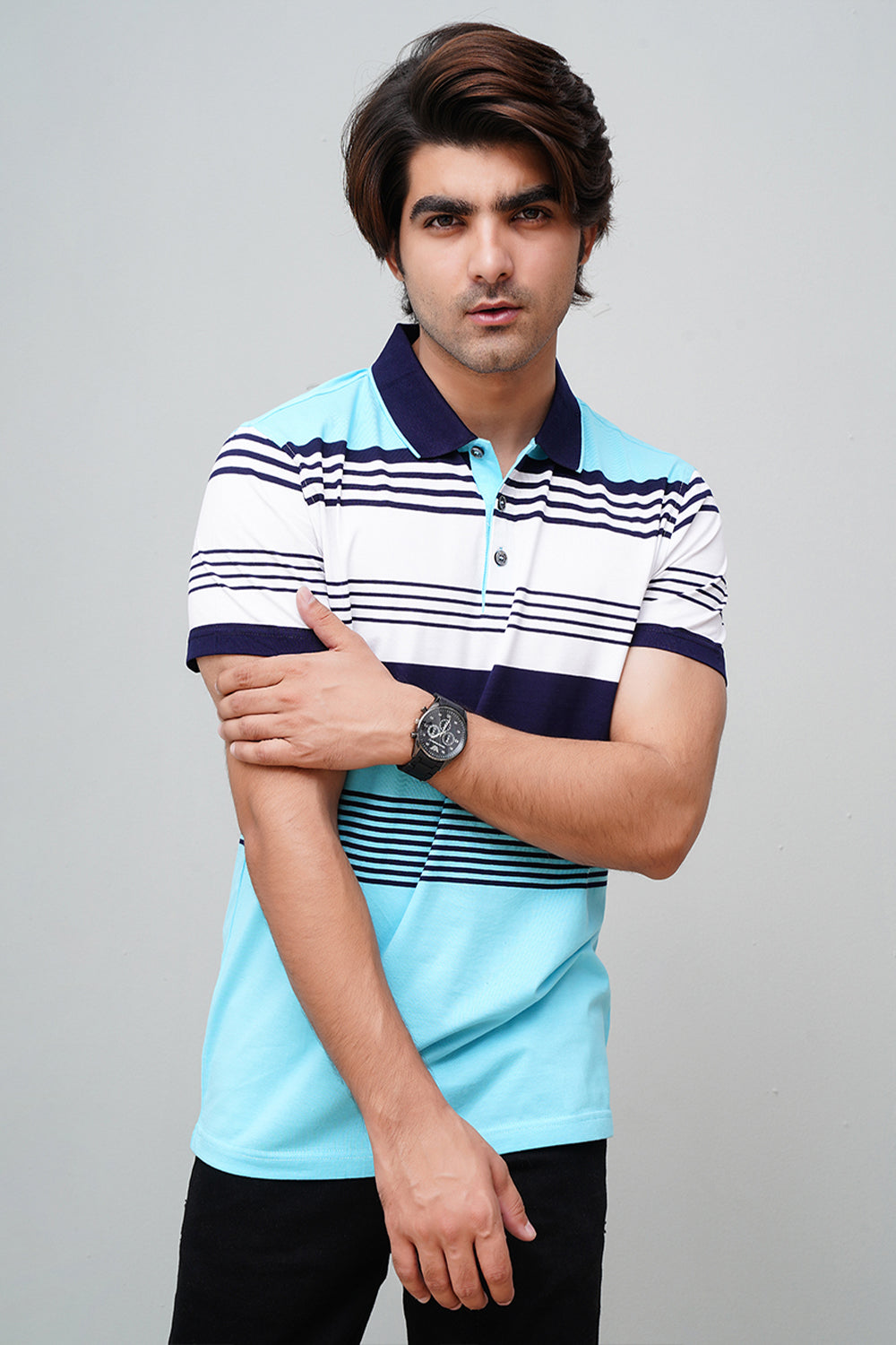 Multi Stripe Polo Shirt